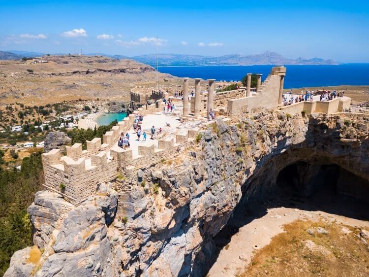 Photo of the Acropolis of Lindos, Rhodes