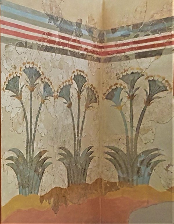 Akrotiri fresco, Museum of Prehistoric Thera, Santorini