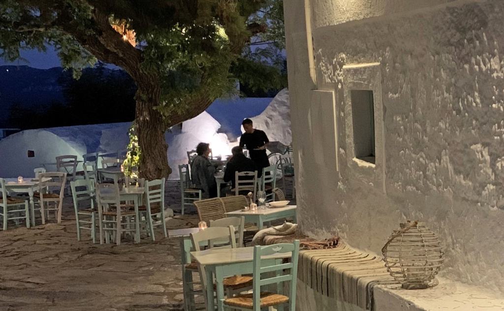 Apospero restaurant, Chora Amorgos