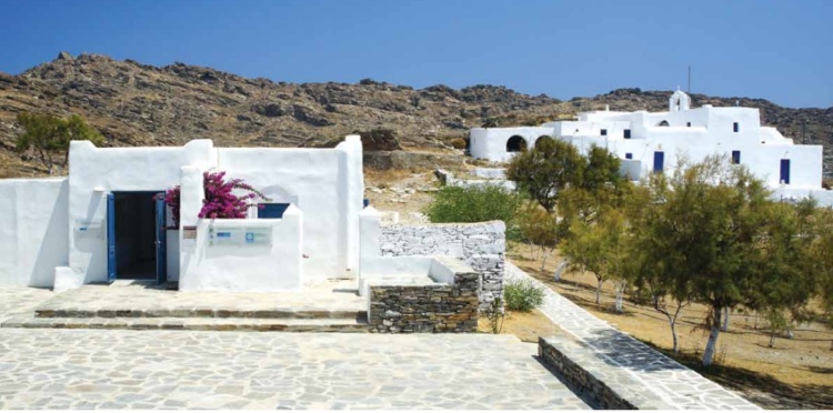 St. John of Deti monastery and exhibition building, Environmental and Cultural Park of Paros, Naoussa